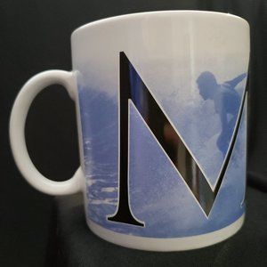 1994 City Mug Maui Blue Surfer Scene Starbucks City Mug 20 oz in packaging